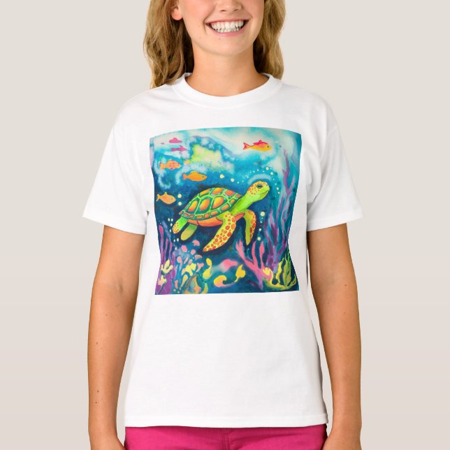 Painting Turtle T-Shirt (Front)