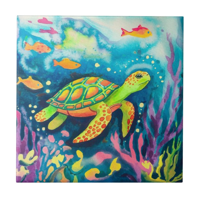 Painting Turtle Tile (Front)