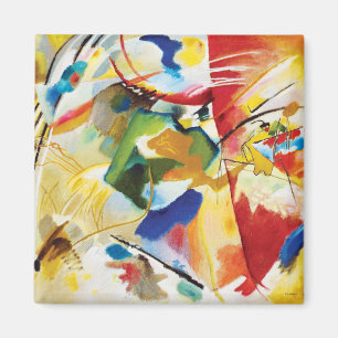 Painting with Green Center by Wassily Kandinsky Magnet