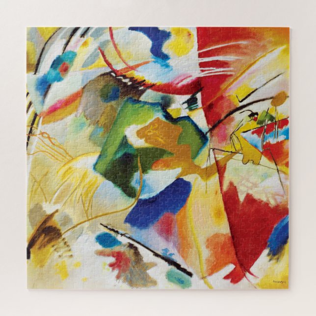 Painting with Green Centre by Wassily Kandinsky Jigsaw Puzzle (Horizontal)