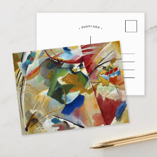 Painting with Green Centre   Kandinsky Postcard