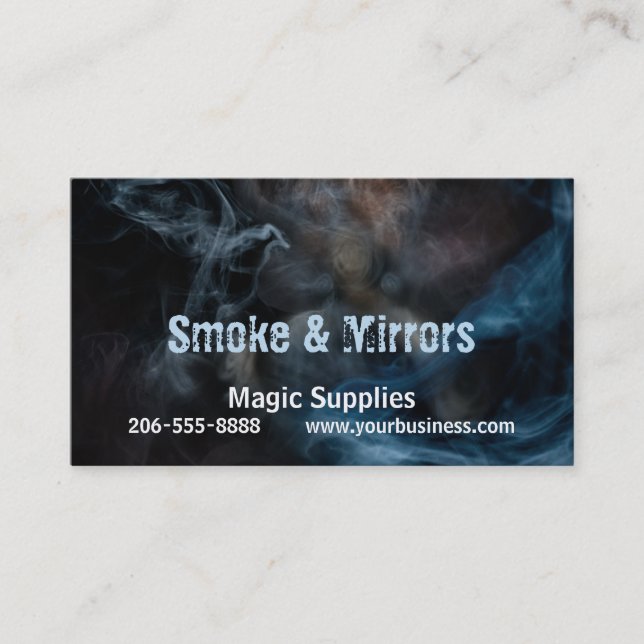 Painting with Smoke Business Card (Front)