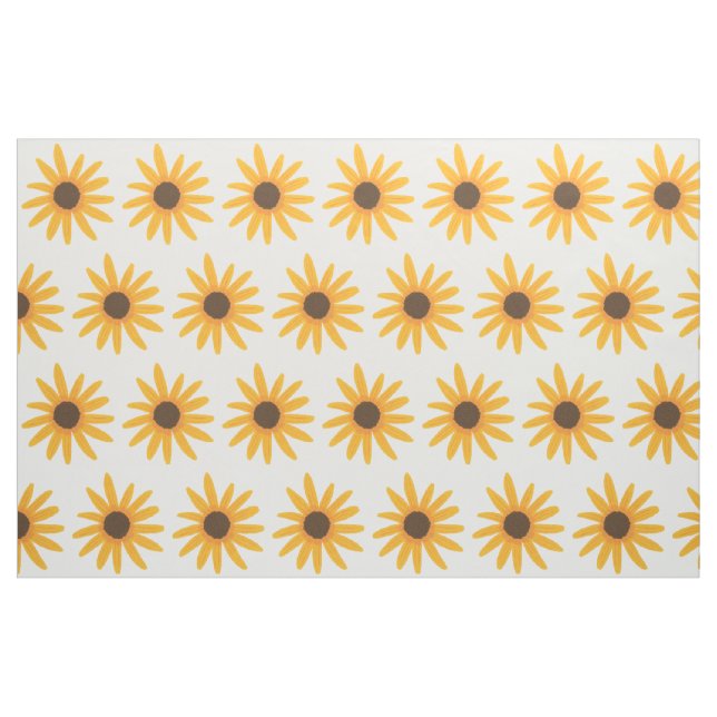 Painting Yellow Sunflowers Custom Fabric (Fat Quarter)