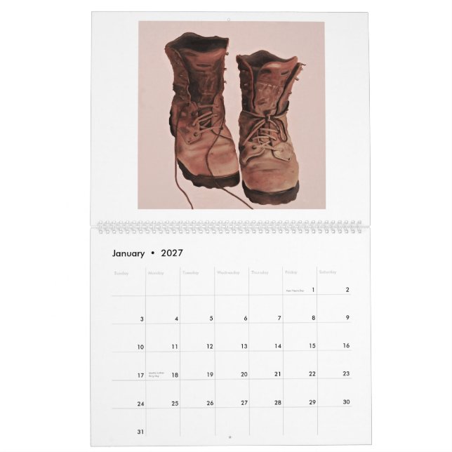 Paintings By Lorenzo Aguayo Calendar (Jan 2027)