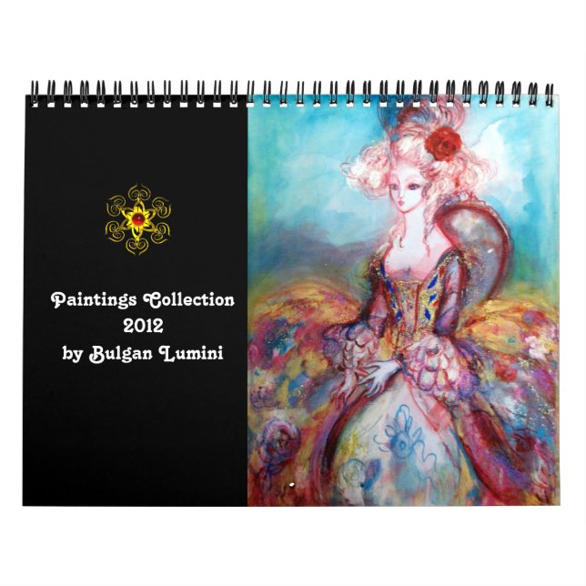 Paintings Collection by Bulgan Lumini -  2012 Calendar (Cover)