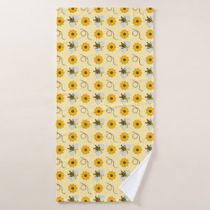 Paintings Of Bees Bath Towel