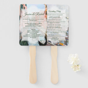Paintings of Venice, Italy Hand Fan