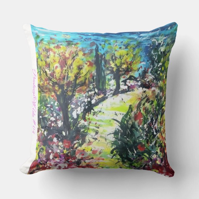 PaintingsOfAda #04 - Artist - Unknown Throw Pillow (Front)