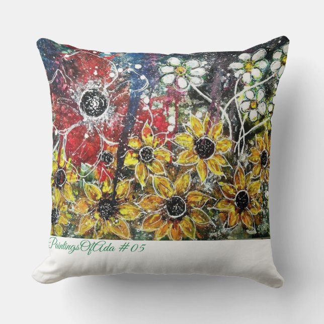 PaintingsOfAda #05 - Artist - Unknown Throw Pillow (Front)