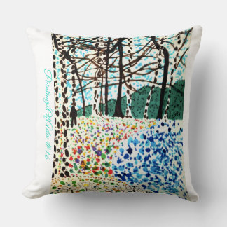 PaintingsOfAda #16 - Artist - Unknown Throw Pillow
