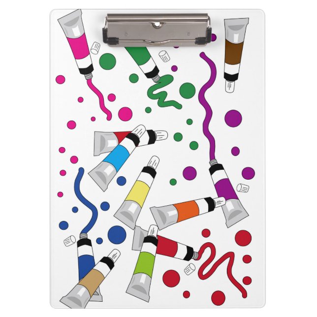 Paints and Dots Clipboard (Front)