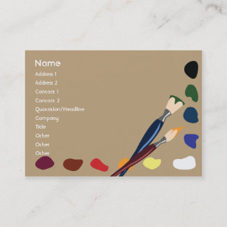 Paints - Chubby Business Card
