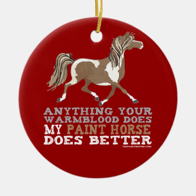 Paints Do it Better Ceramic Tree Decoration (Front)