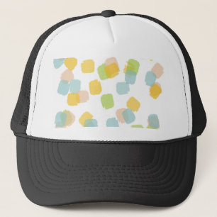 PaintSquaresWhite Trucker Hat