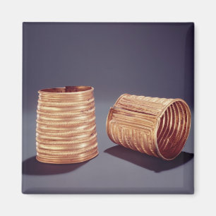 Pair of armlets, from Derrinboy, County Offaly Magnet