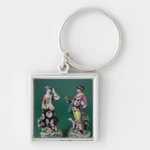 Pair of Bow figures of a Sportsman Key Ring