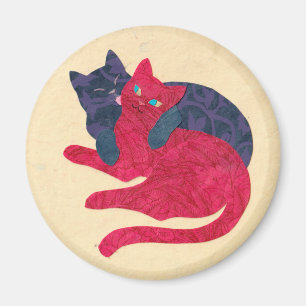 Pair of Cats Magnet