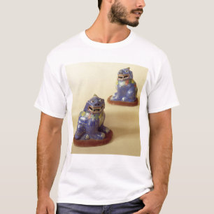 Pair of Chinese cloisonne dogs, 18th century T-Shirt
