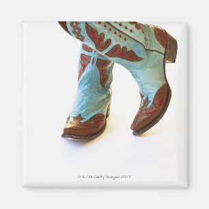 Pair of cowboy shoes 3 magnet
