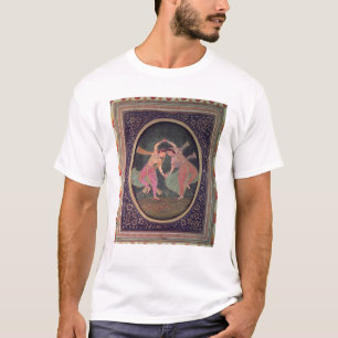 Pair of dancing girls performing a Kathak T-Shirt