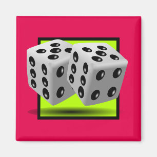 Pair of Dice Magnet