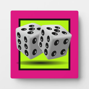 Pair of Dice Plaque
