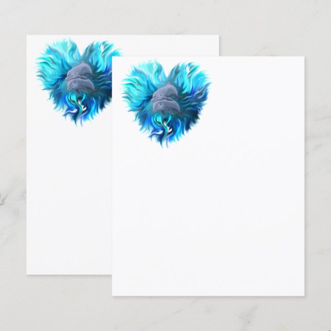 Pair of Dolphins (Front/Back)