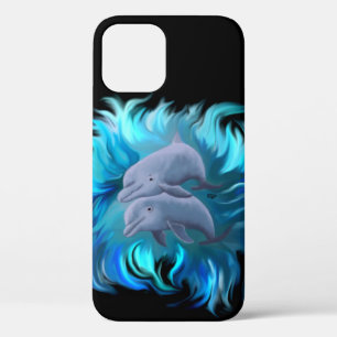 Pair of Dolphins  iPhone 12 Case