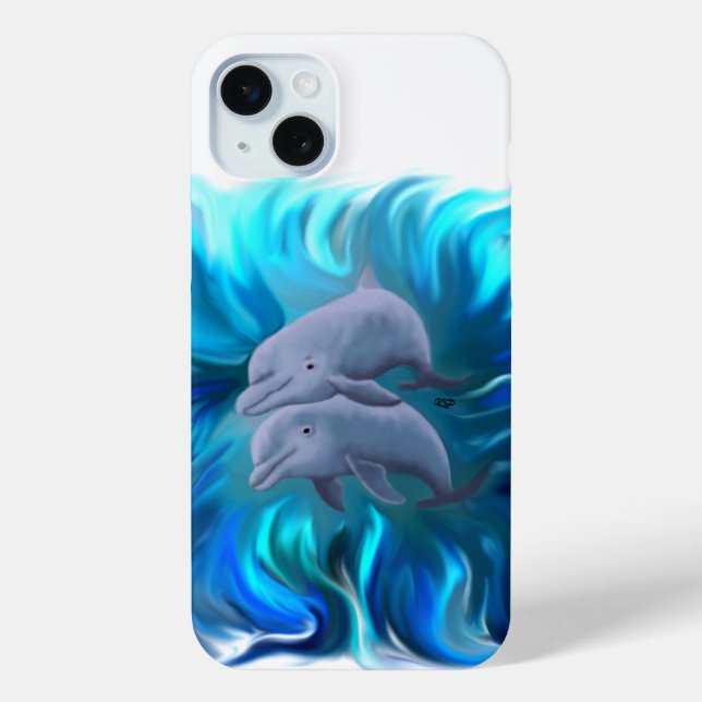 Pair of dolphins Case-Mate iPhone case (Back)