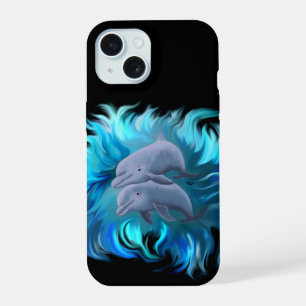 Pair of dolphins iPhone 15 case