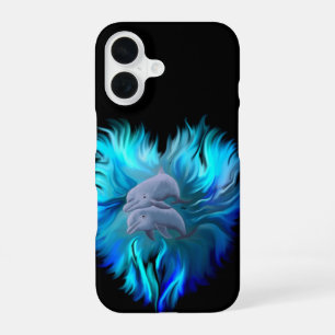 Pair of Dolphins iPhone 16 Case