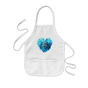 Pair of Dolphins Kids Apron