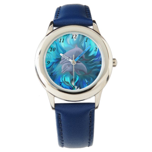 Pair of Dolphins Watch (Front)