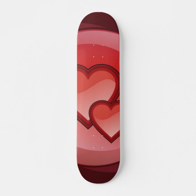 Pair of Hearts Skateboard (Front)
