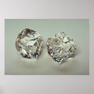 Pair of Ice cubes Poster