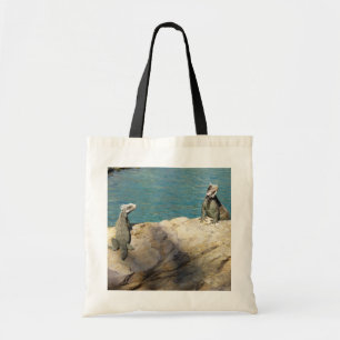 Pair of Iguanas Tropical Wildlife Photography Tote Bag