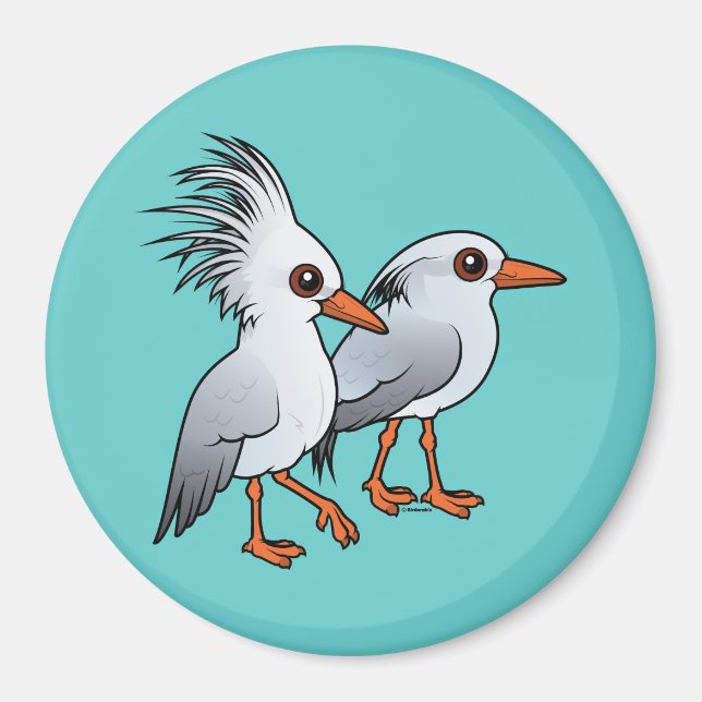 Pair of Kagu Magnet (Front)