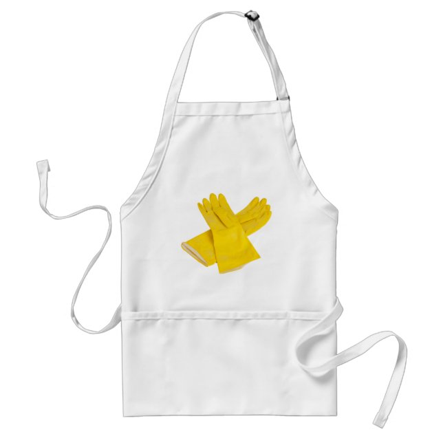 Pair of latex gloves standard apron (Front)
