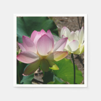 Pair of Lotus Flowers I Napkin