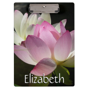 Pair of Lotus Flowers II Clipboard