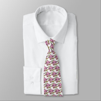 Pair of Lotus Flowers II Tie