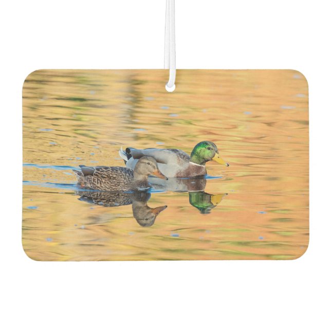 Pair of Mallards Car Air Freshener (Front)