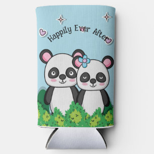 Pair of Pandas Seltzer Can Cooler