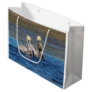 Pair of Pelicans Large Gift Bag