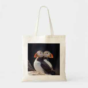 Pair of Puffins Photo Tote Bag