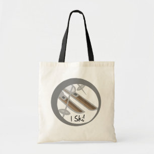 Pair of Skis I Ski Tshirts and Gifts Tote Bag