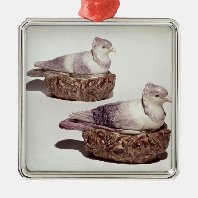 Pair of Staffordshire pottery tureens Metal Tree Decoration (Front)