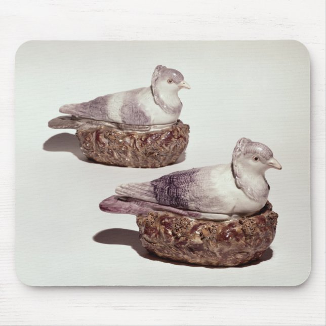 Pair of Staffordshire pottery tureens Mouse Pad (Front)