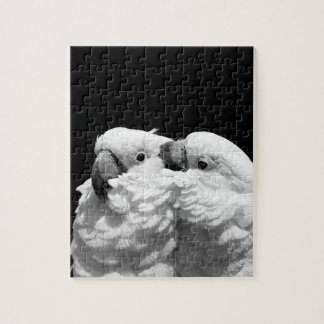 Pair of umbrella cockatoos jigsaw puzzle