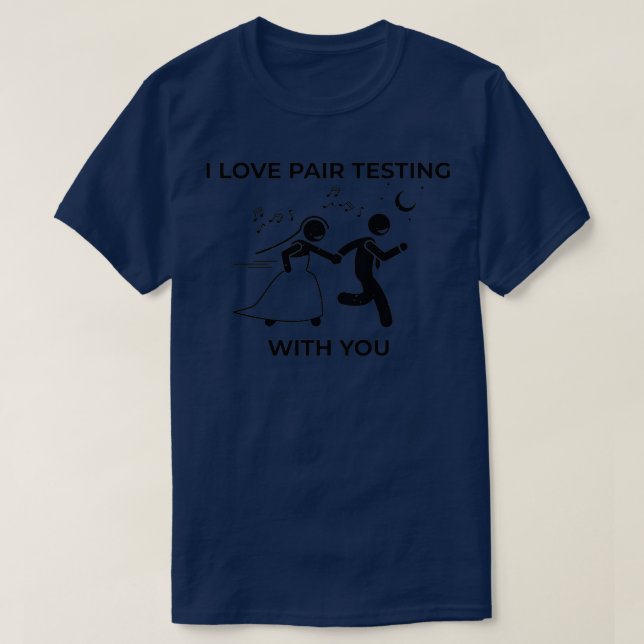 Pair Testing T-Shirt (Design Front)